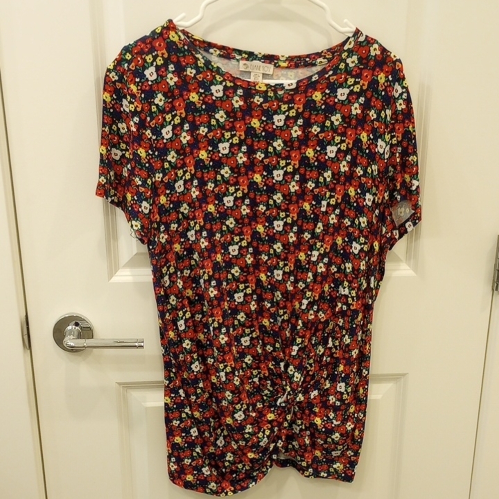 Eliane Rose Floral Short Sleeve Tee Womens Large